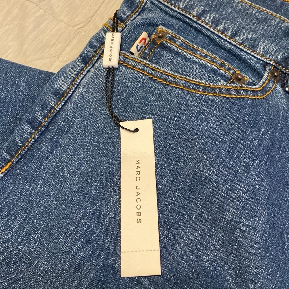 Marc Jacobs High Rise Flare Jeans Bright Blue size 28 - Picture 9 of 14